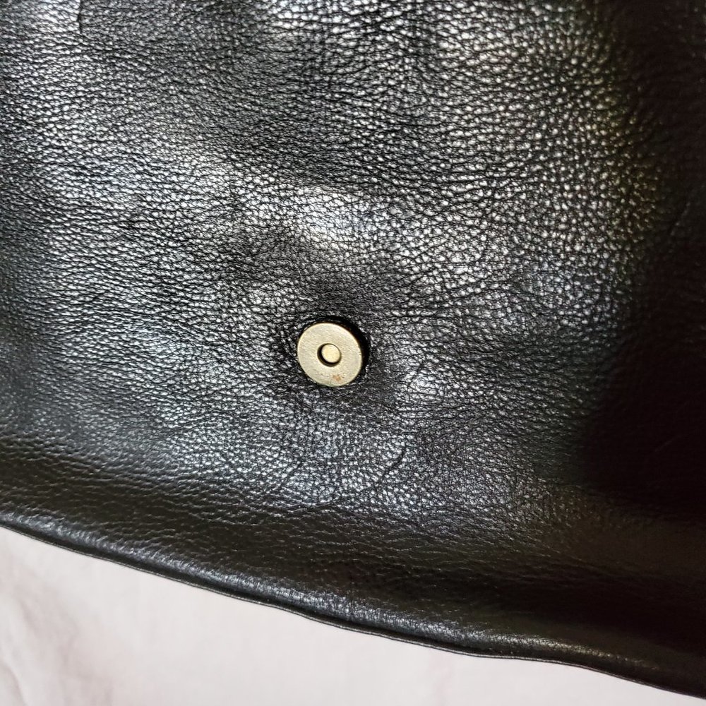 Wilson's Black Leather "Vintage" Studded Crossbody Purse - Picture 8 of 10
